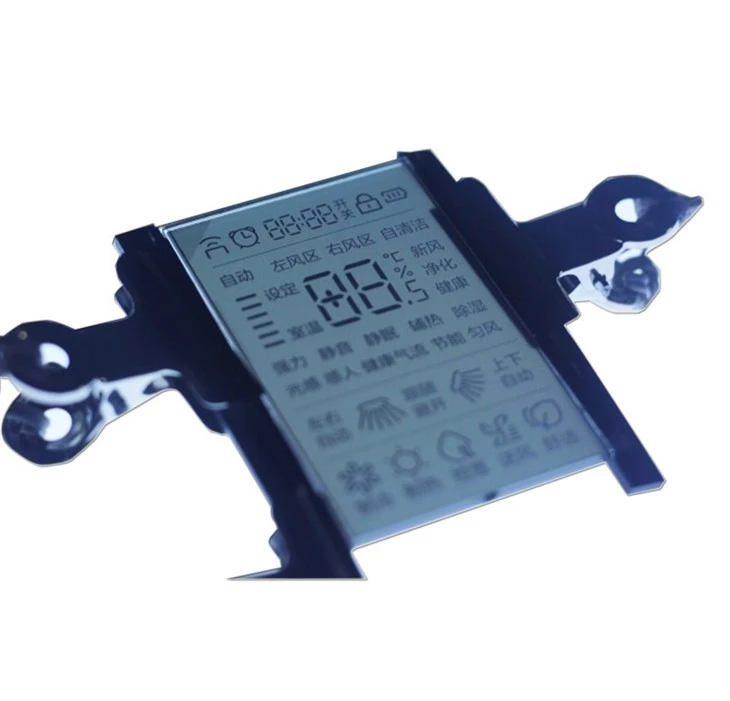 monochrome TN LCD display for air condition remote control