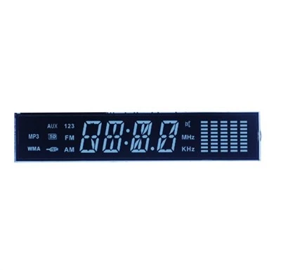Arddangosfa segment VA LCD Custom ar gyfer sain car
